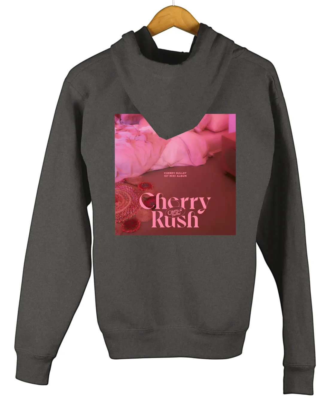 Cherry Bullet Cherry Rush Emblem Zip Hoodie - Image 4