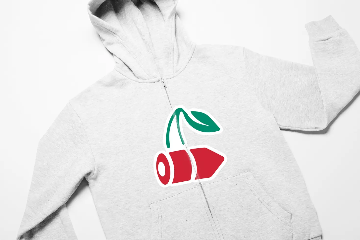 Cherry Bullet Cherry Rush Emblem Zip Hoodie - Image 2