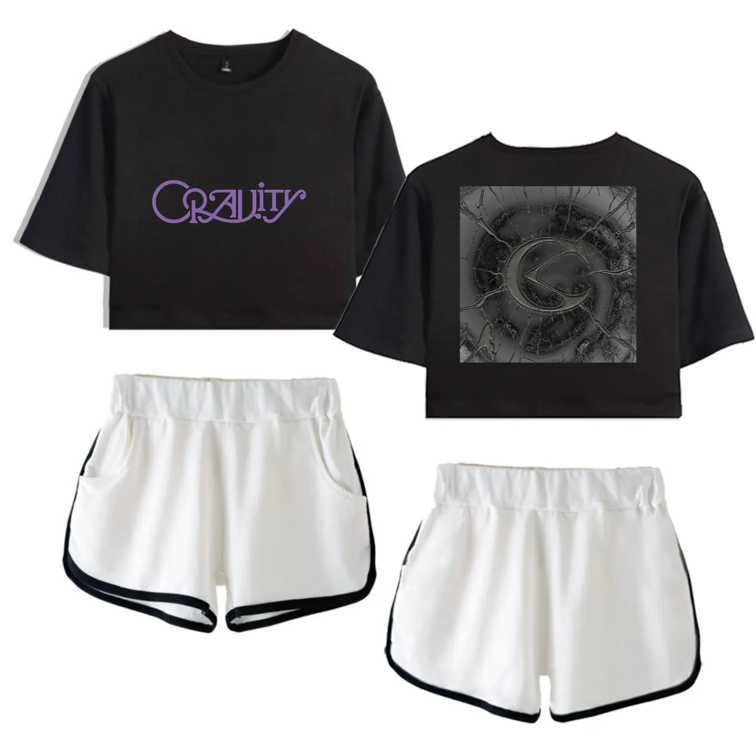 Cravity Cracked Emblem Tracksuit