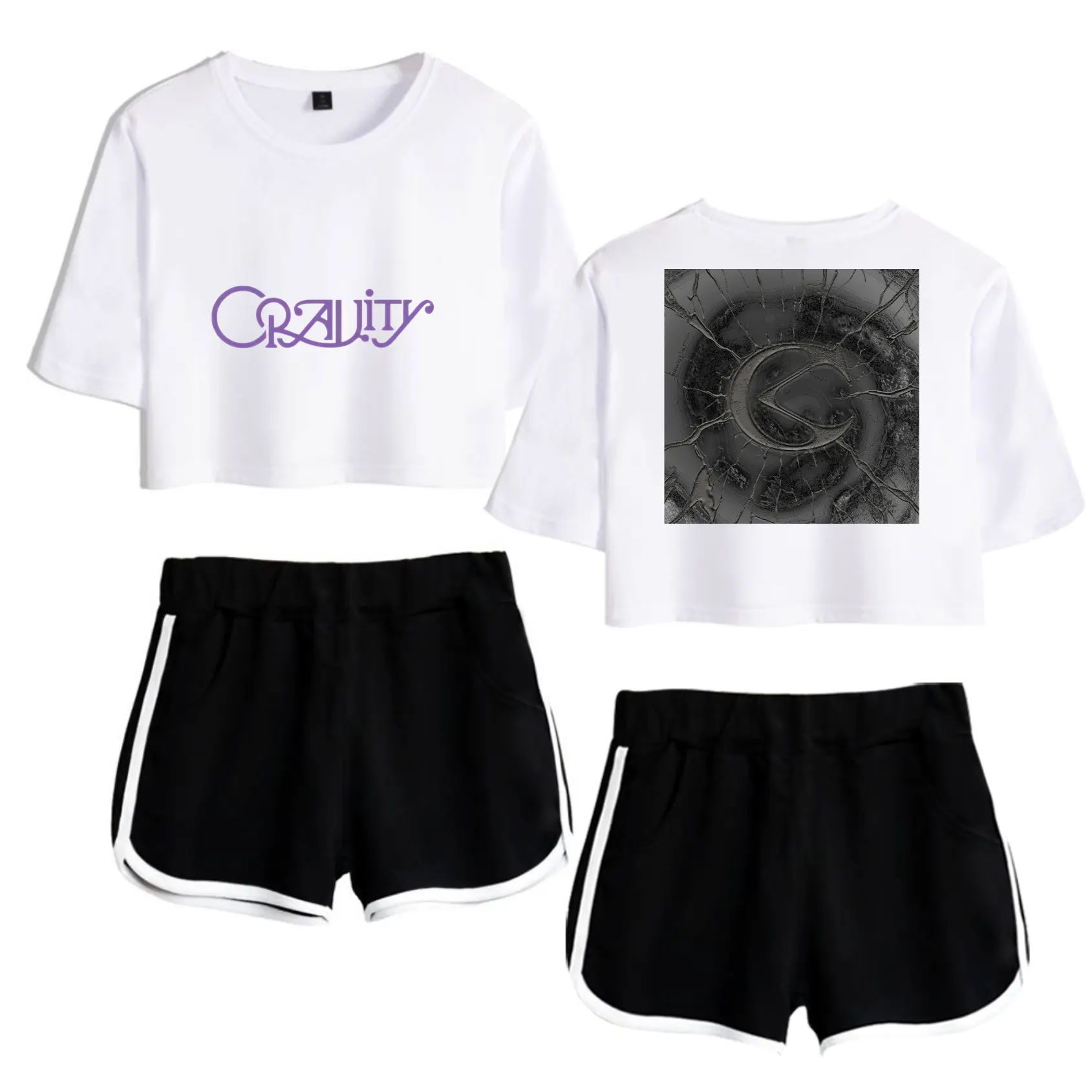 Cravity Cracked Emblem Tracksuit - Image 3
