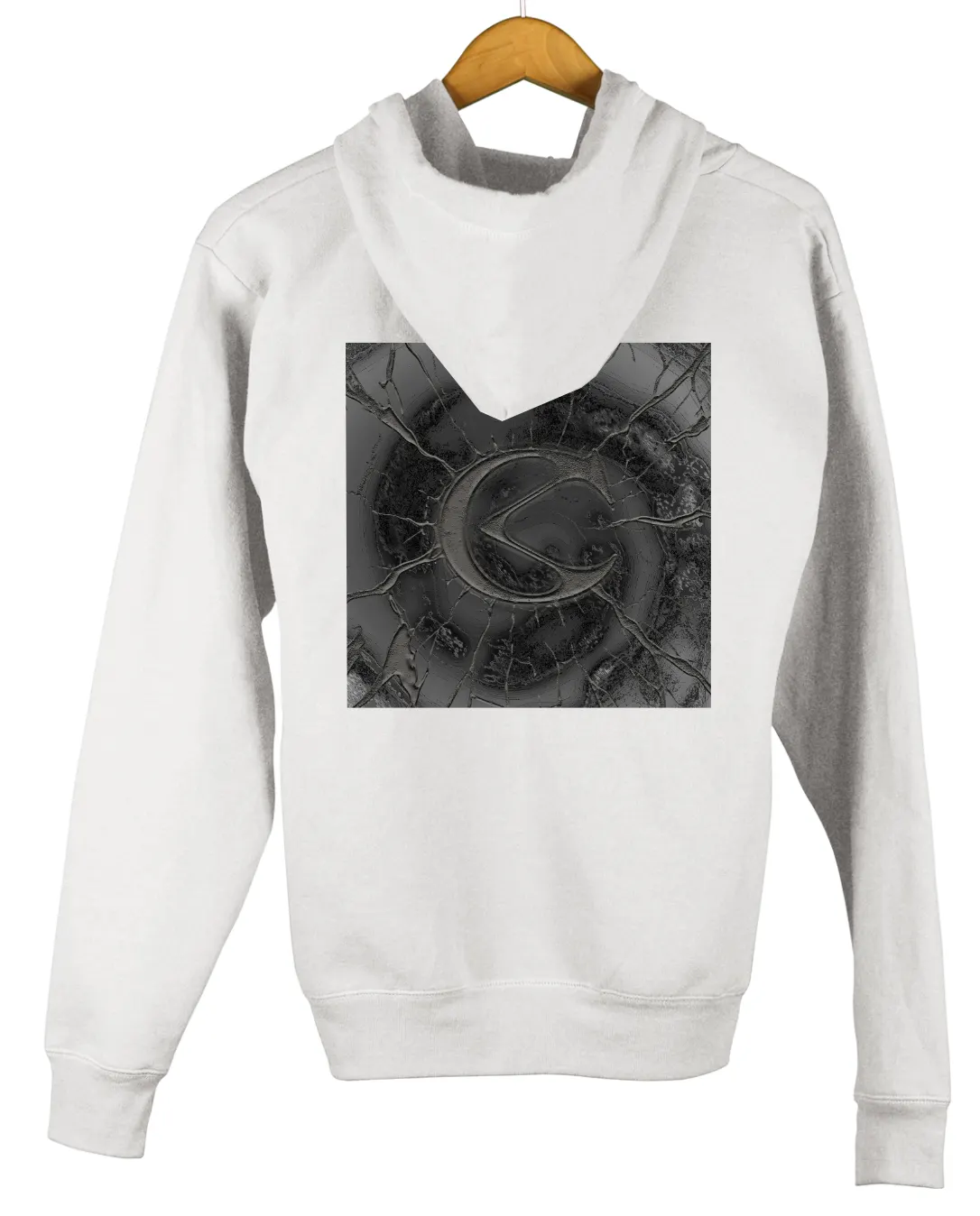 Cravity Cracked Emblem Zip Hoodie - Image 4