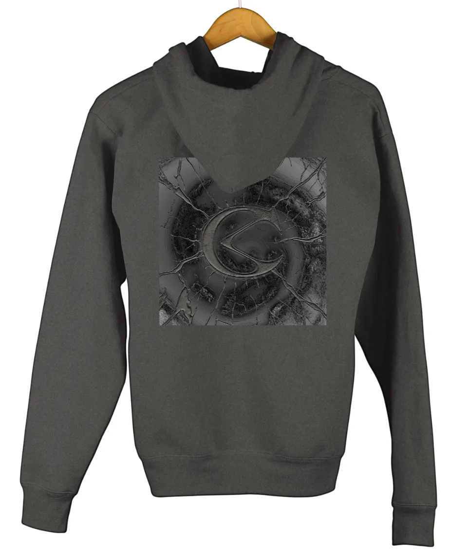 Cravity Cracked Emblem Zip Hoodie - Image 6