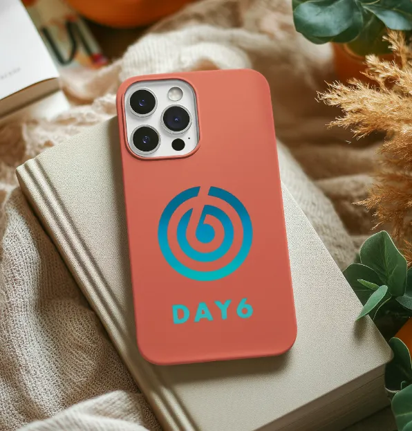 DAY6 Teal Spiral Logo Phone Case - Image 9