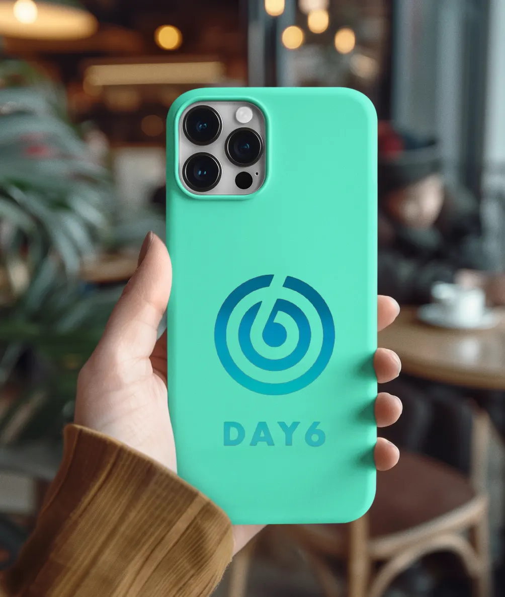 DAY6 Teal Spiral Logo Phone Case - Image 14