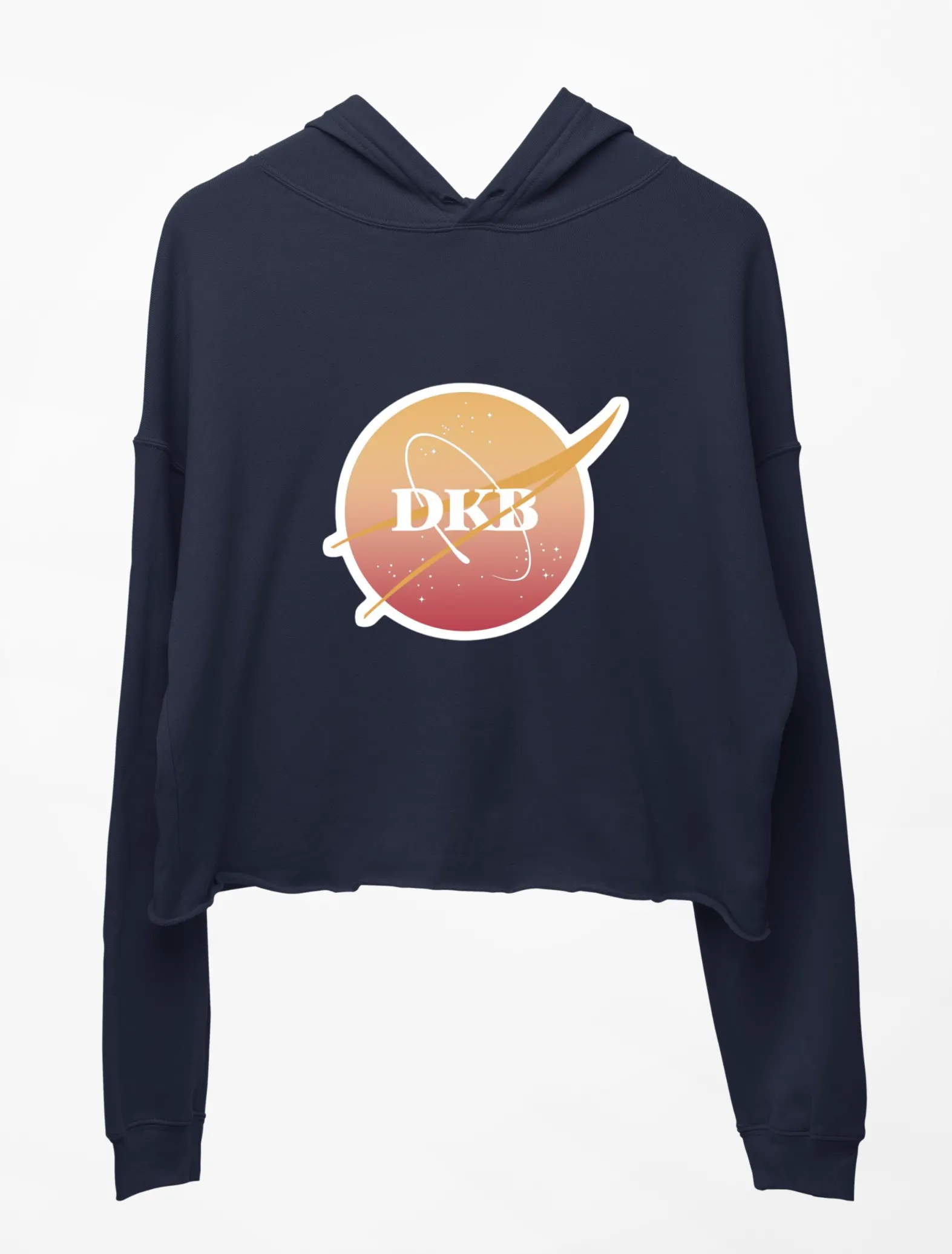 DKB Black Out Cropped Hoodie - Image 3