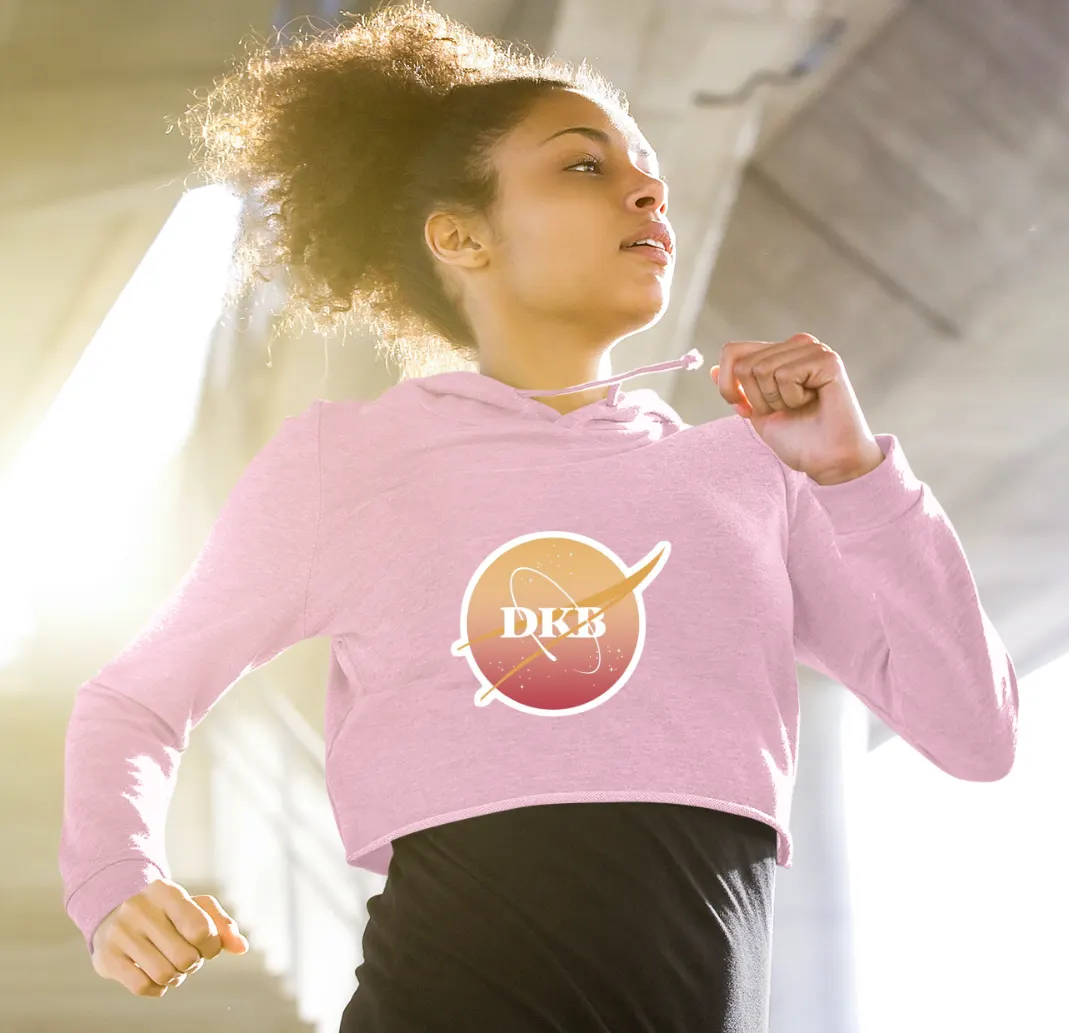 DKB Black Out Cropped Hoodie - Image 11