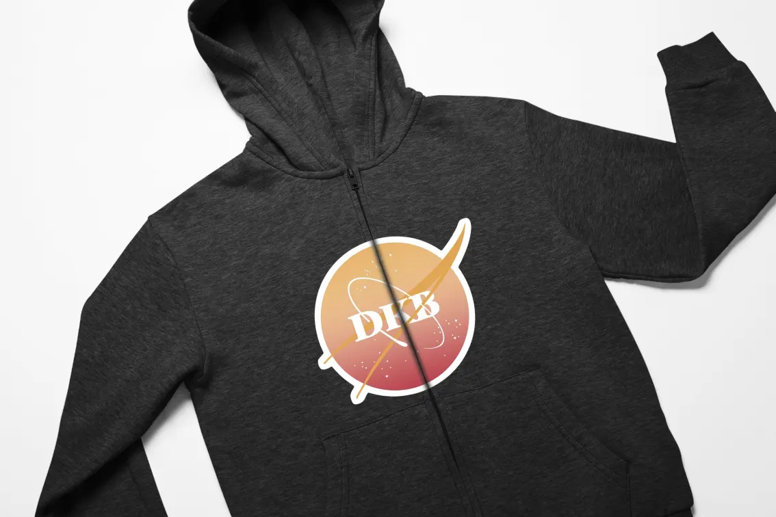 DKB Black Out Zip Hoodie - Image 2