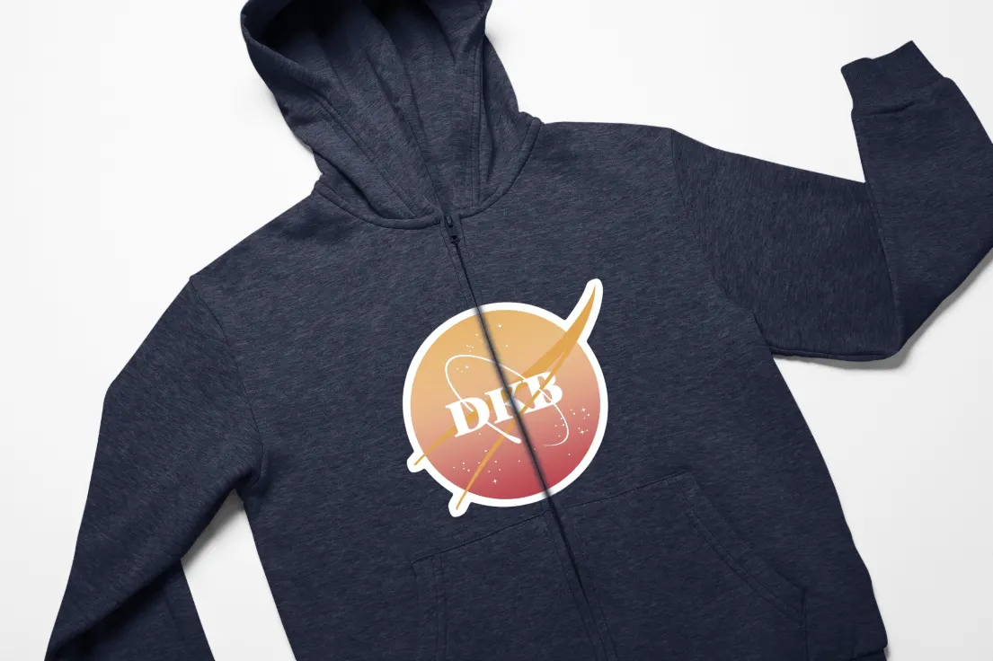DKB Black Out Zip Hoodie - Image 3