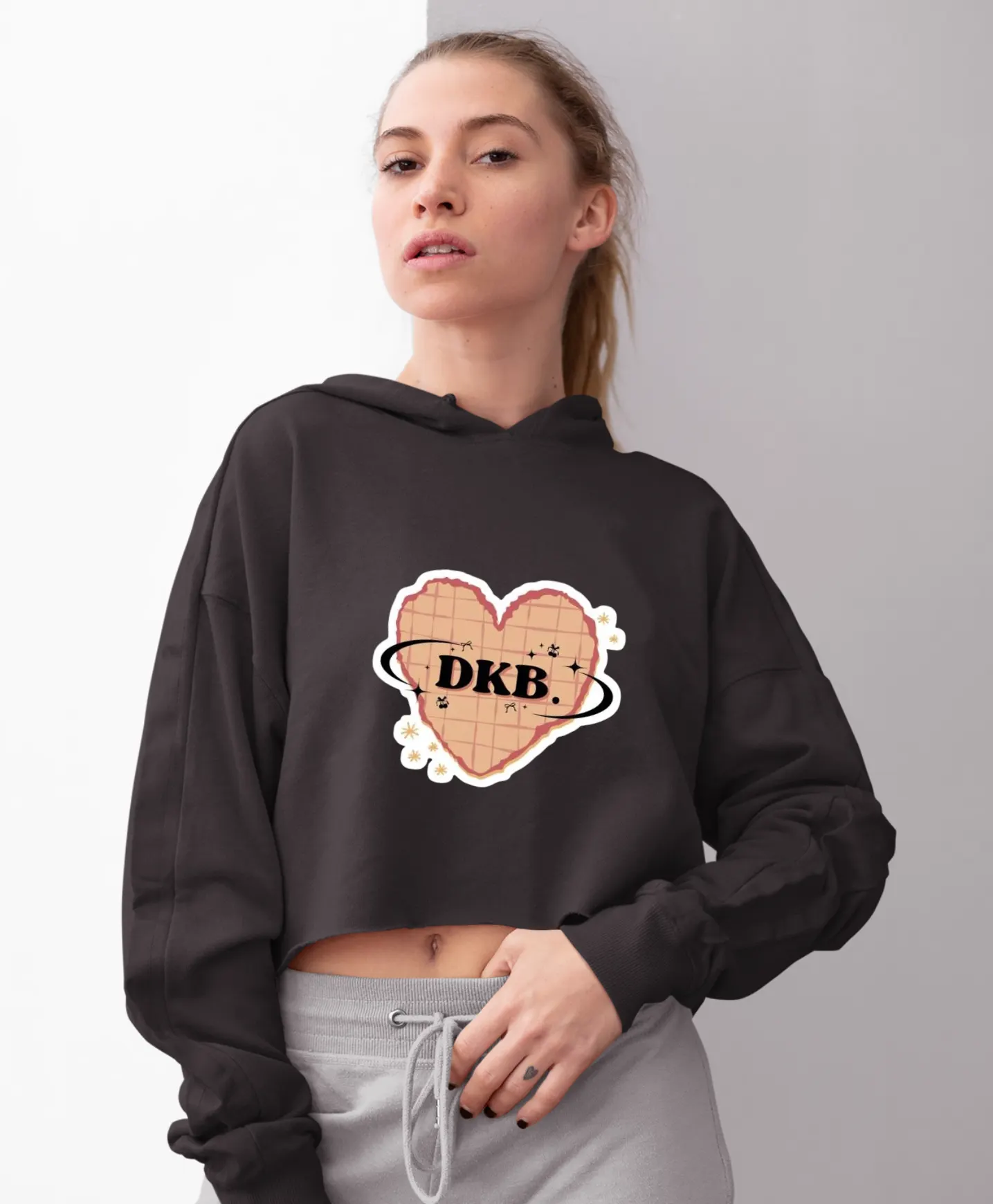 DKB Hip Cropped Hoodie - Image 6