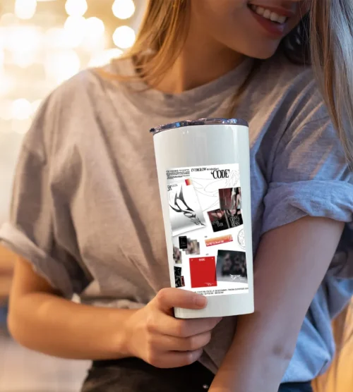 Everglow Code Collage Water Bottle