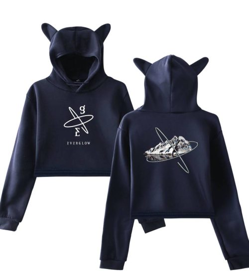Everglow Spaceship Cropped Hoodie