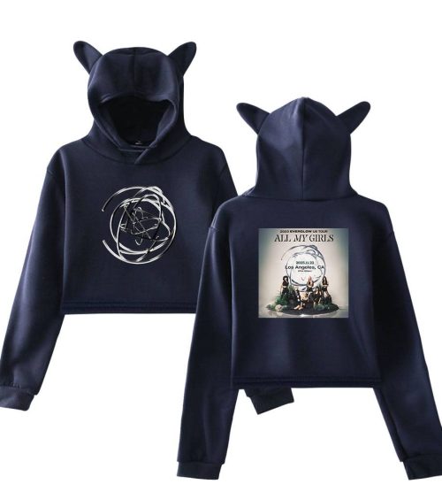 Everglow Tour Poster Cropped Hoodie