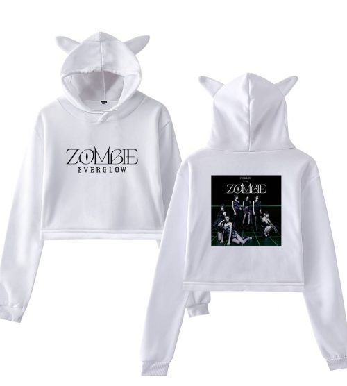 Everglow Zombie Cropped Hoodie