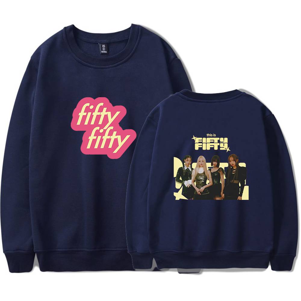 FIFTY FIFTY Pink Logo Sweatshirt - Image 4