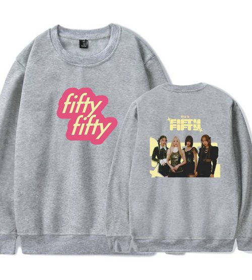 FIFTY FIFTY Pink Logo Sweatshirt