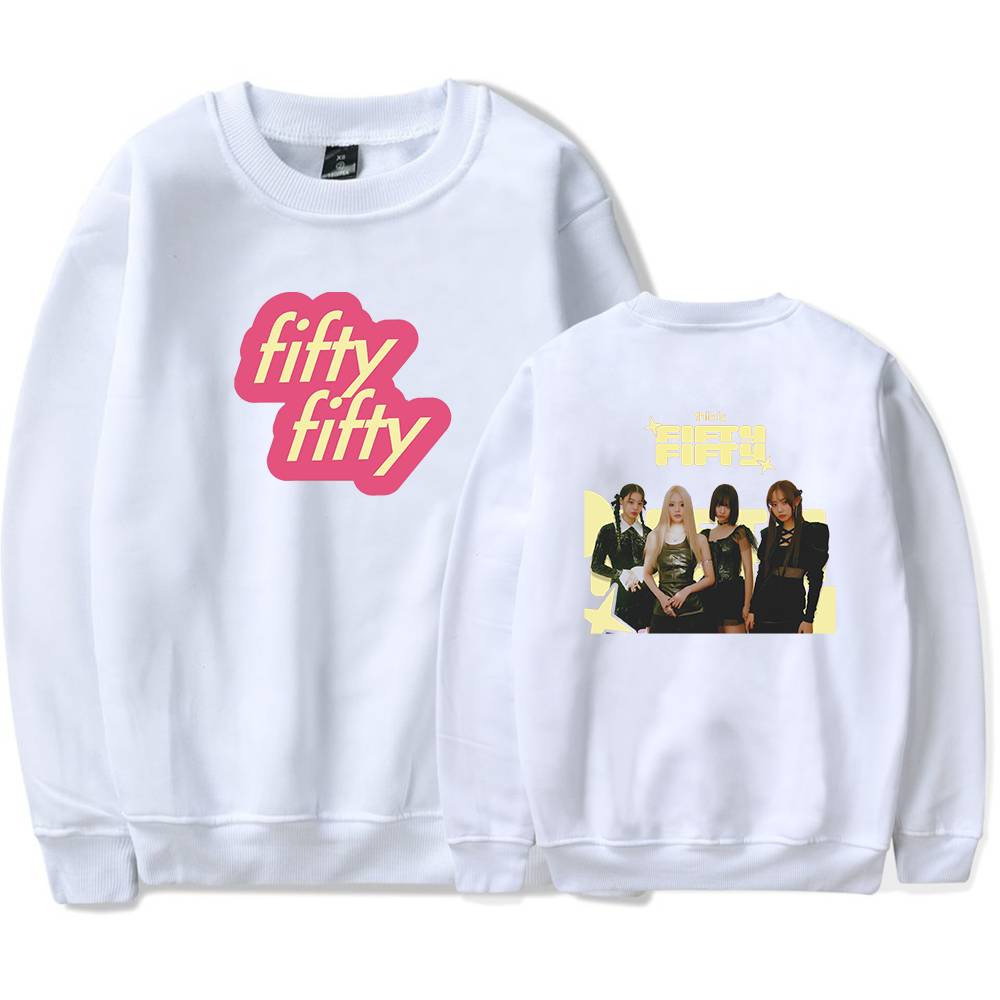 FIFTY FIFTY Pink Logo Sweatshirt - Image 3