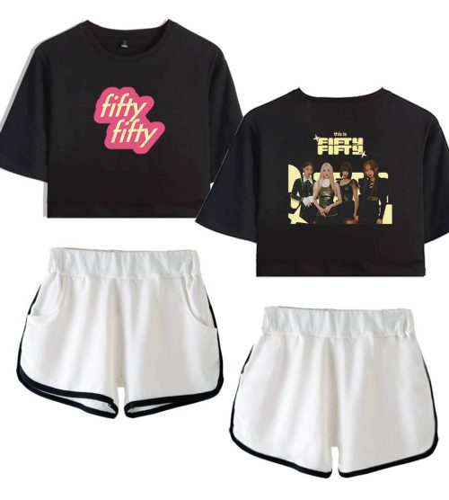 FIFTY FIFTY Pink Logo Tracksuit