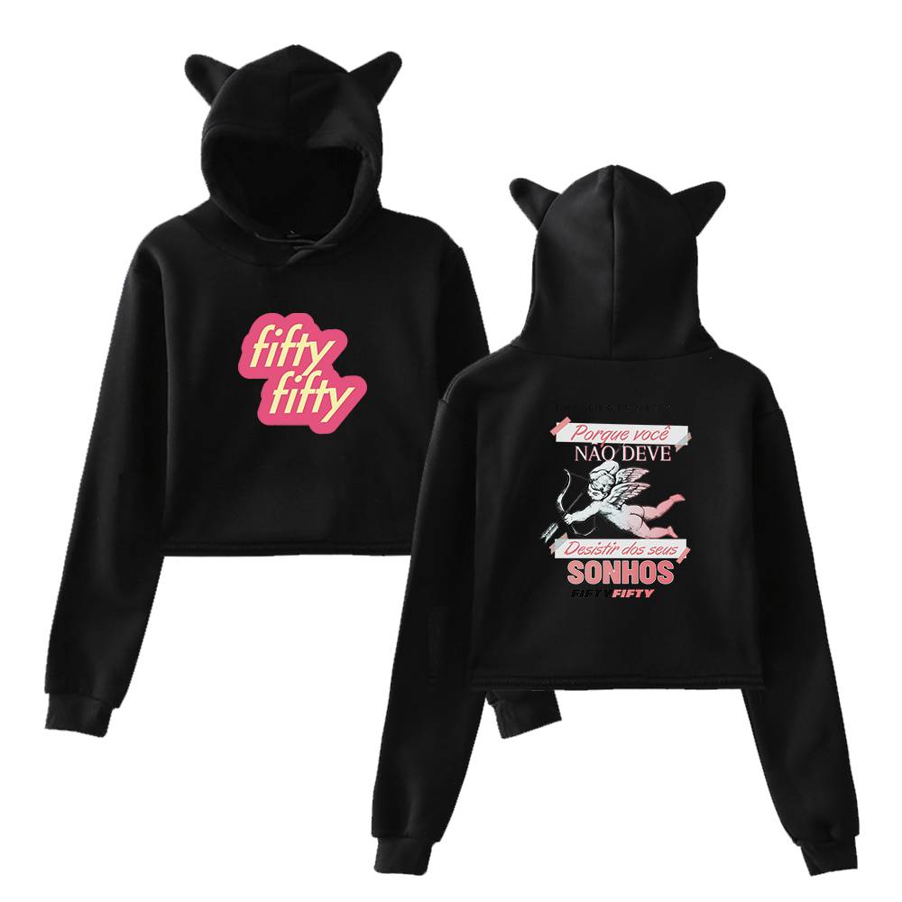 FIFTY FIFTY Sonhos Cropped Hoodie - Image 2
