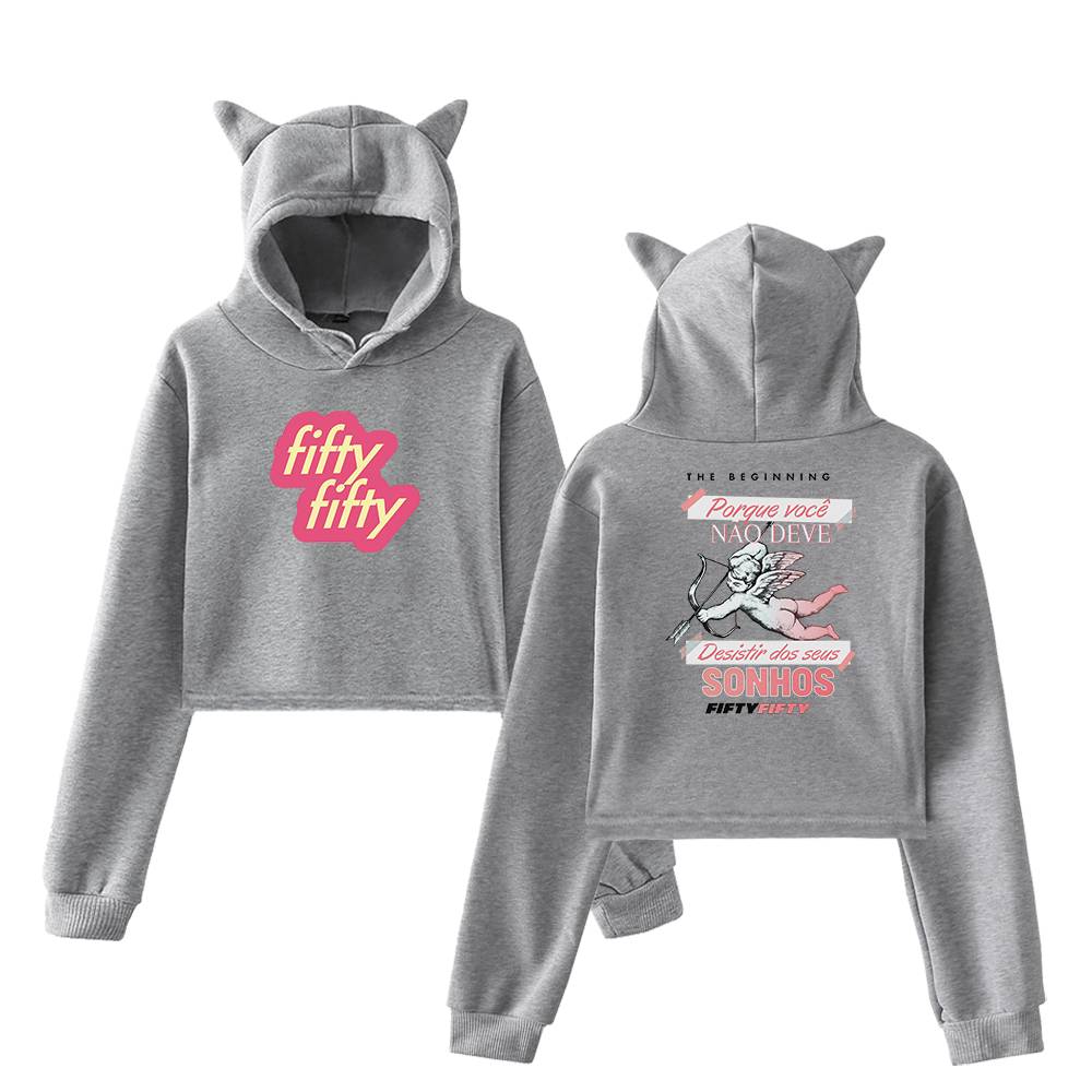 FIFTY FIFTY Sonhos Cropped Hoodie - Image 4