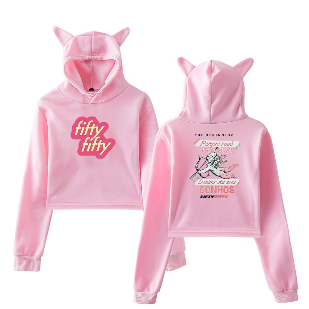 FIFTY FIFTY Sonhos Cropped Hoodie - Image 5