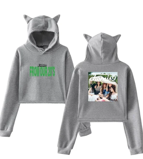 Fromis_9 From Our 20's Cropped Hoodie