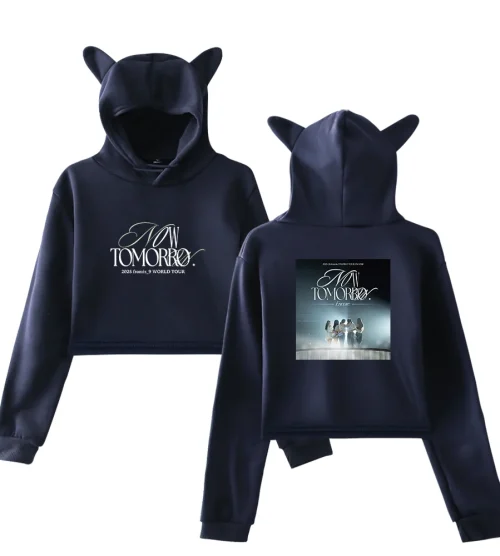 Fromis_9 Now Tomorrow Cropped Hoodie