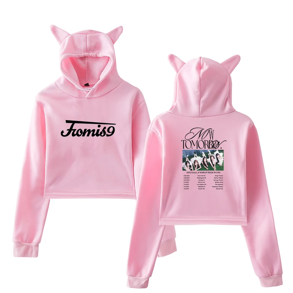Fromis_9 World Tour USA Cropped Hoodie - Image 5