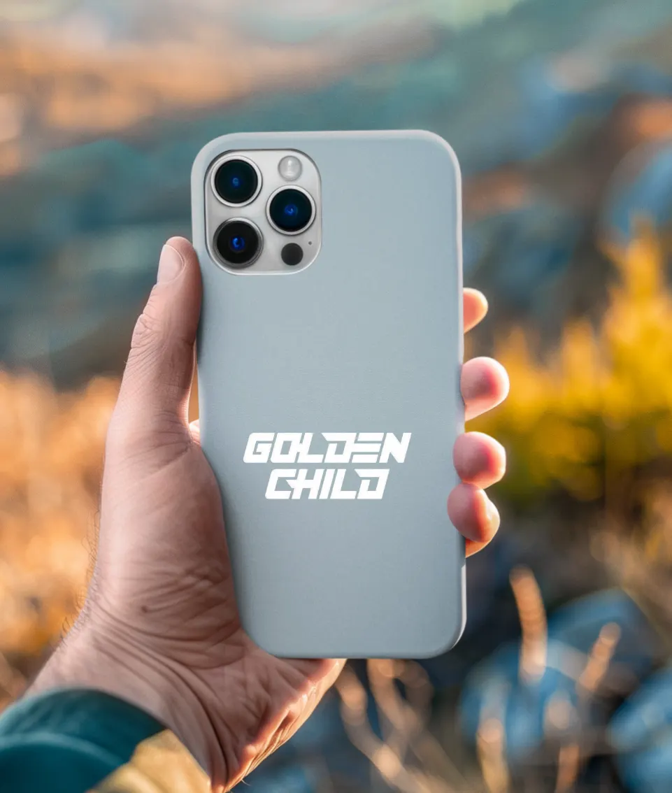 Golden Child Block Logo Phone Case - Image 9