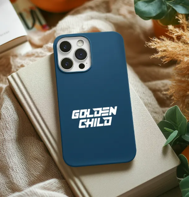 Golden Child Block Logo Phone Case - Image 13