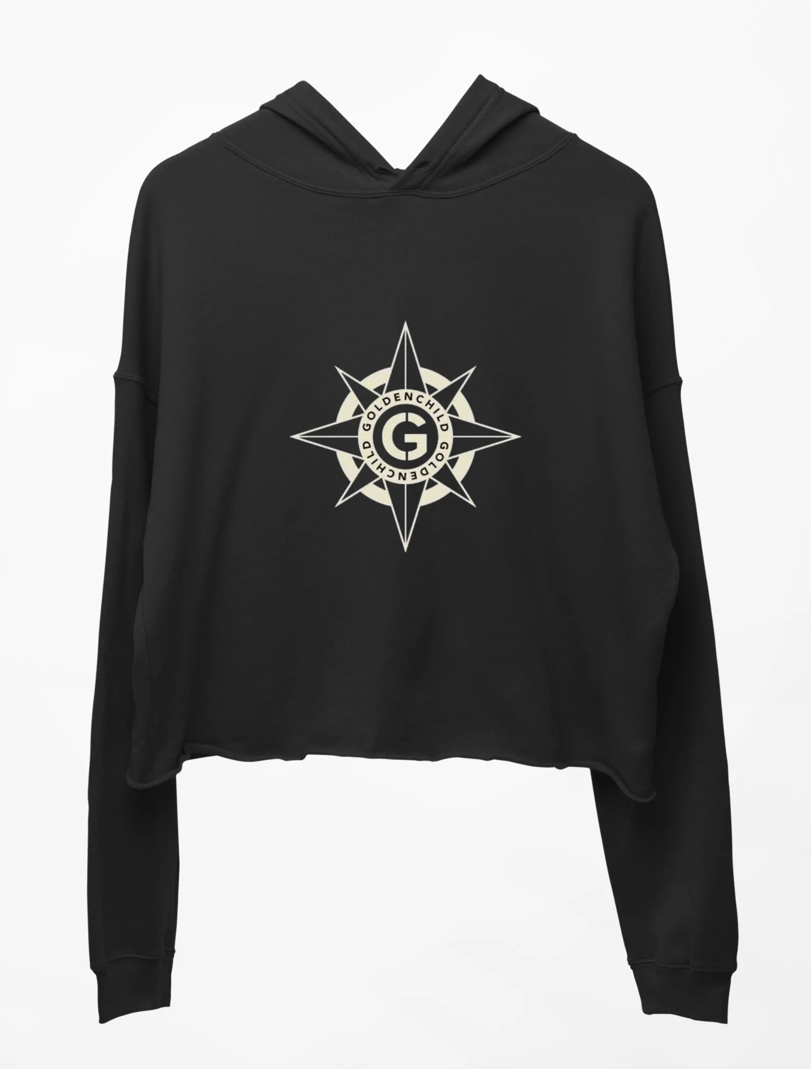 Golden Child Invisible Crayon Cropped Hoodie