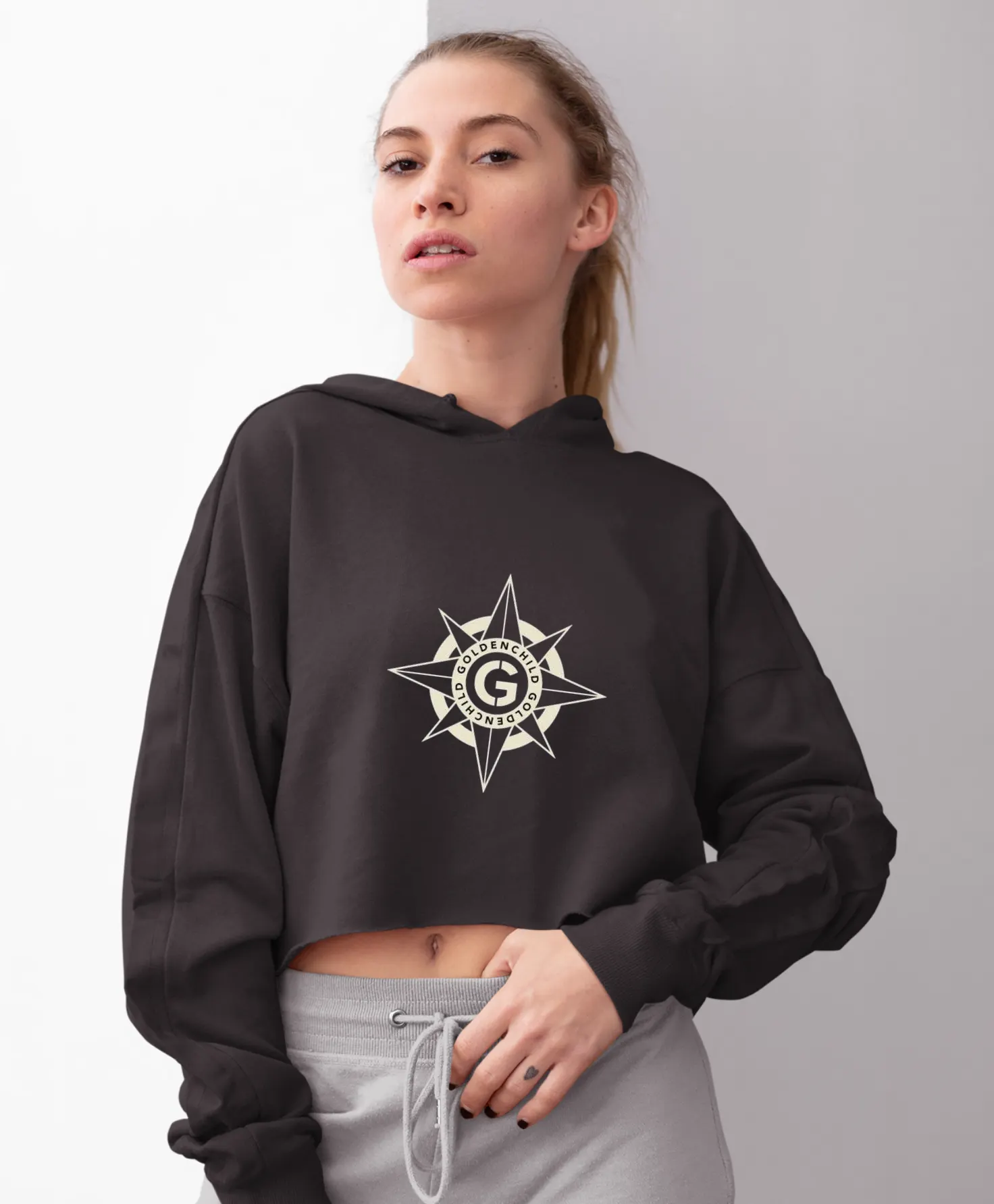 Golden Child Invisible Crayon Cropped Hoodie - Image 6