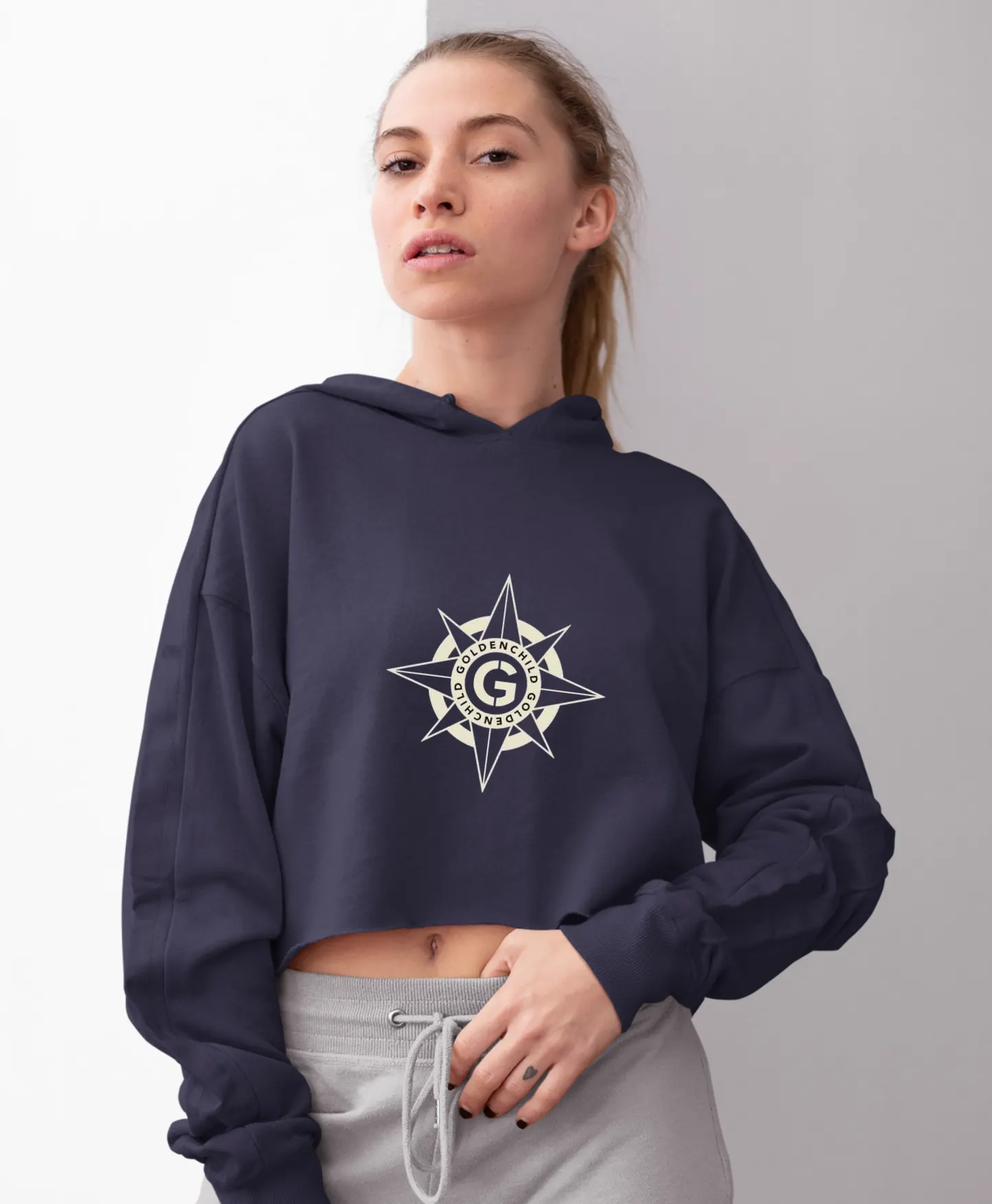 Golden Child Invisible Crayon Cropped Hoodie - Image 10