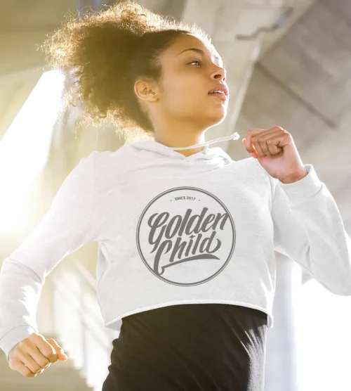 Golden Child Wish Cropped Hoodie