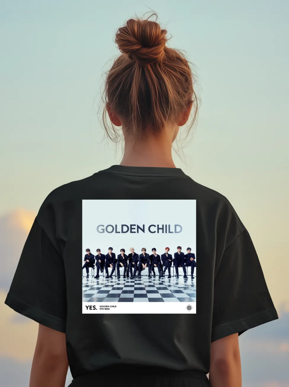 Golden Child Yes Cover T-Shirt - Image 5