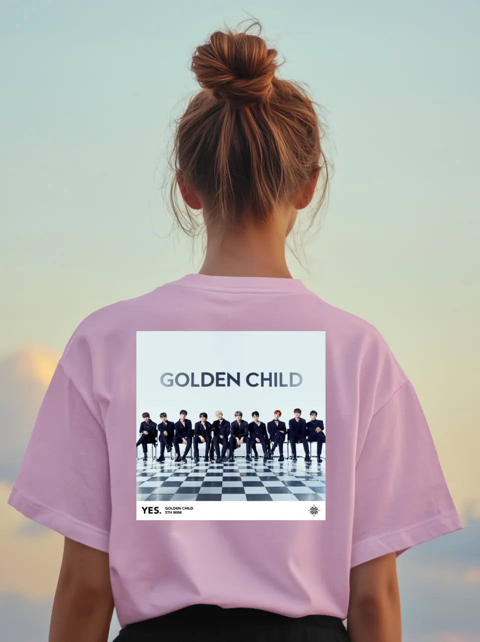 Golden Child Yes Cover T-Shirt - Image 14