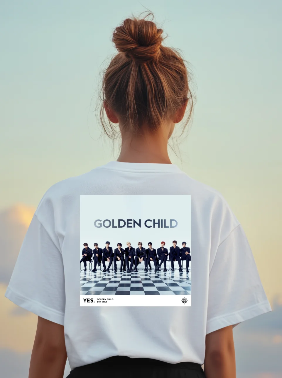 Golden Child Yes Cover T-Shirt - Image 8