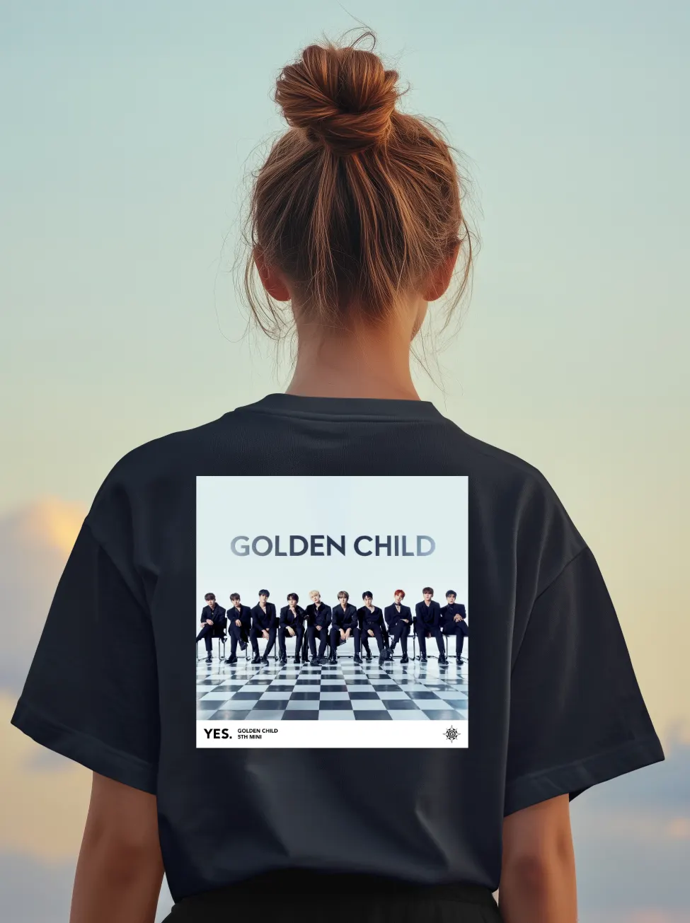 Golden Child Yes Cover T-Shirt - Image 11