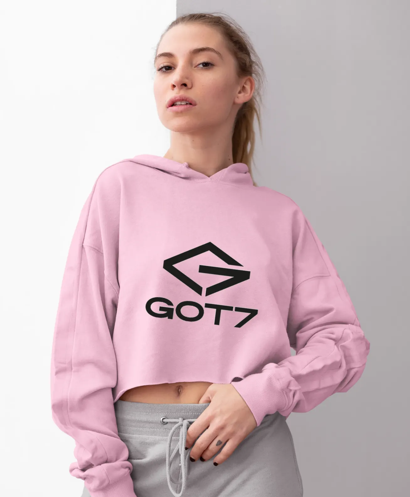 GOT7 10th Anniversary Cropped Hoodie - Image 6