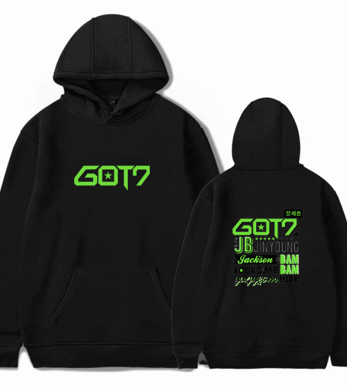 GOT7 Name Collage Hoodie