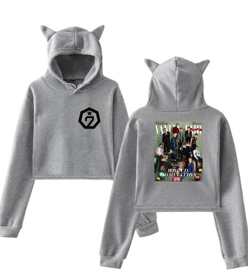 GOT7 World Domination Cover Cropped Hoodie