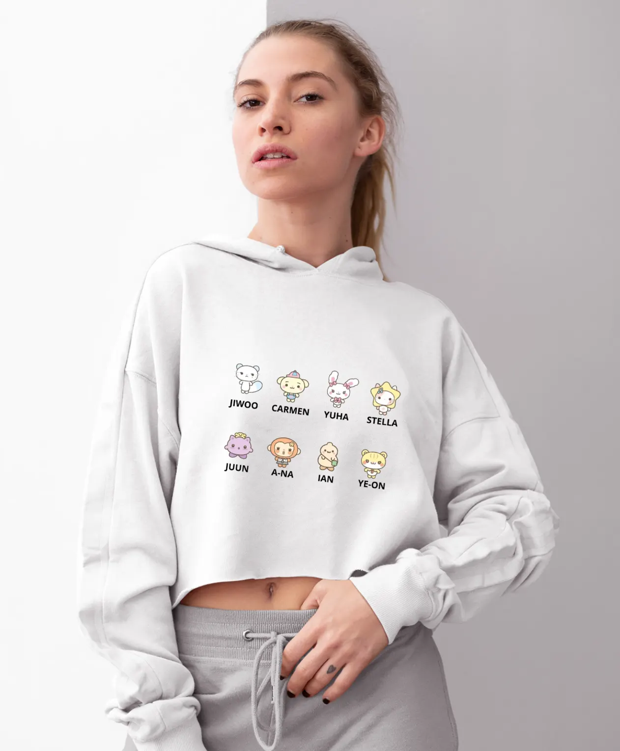 Hearts2Hearts Next Chapter Cropped Hoodie - Image 8