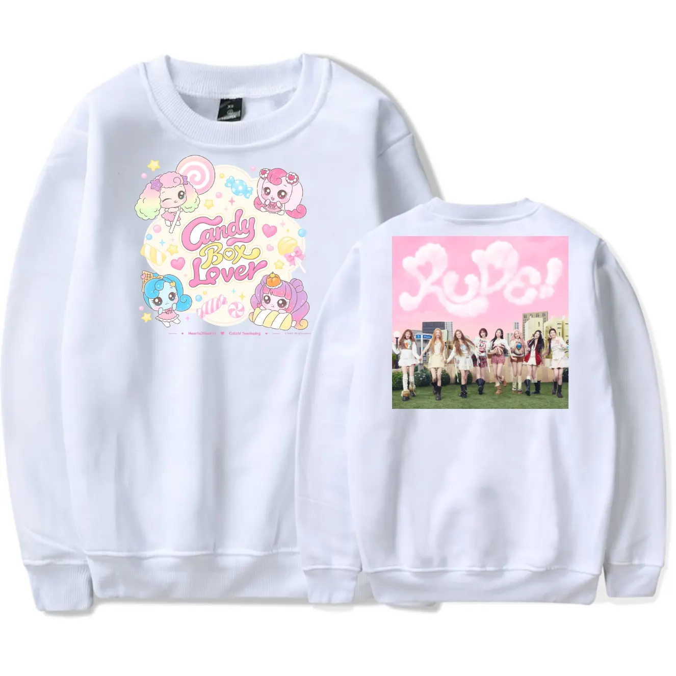 Hearts2Hearts Rude Sweatshirt - Image 2