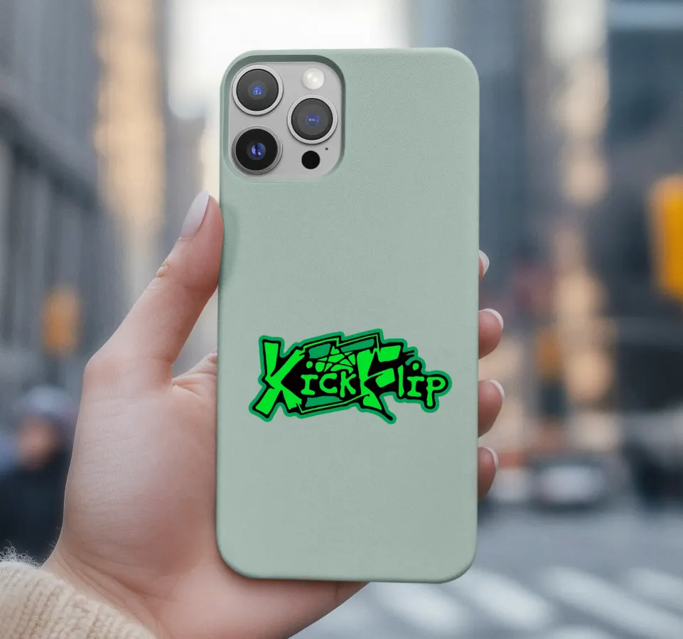 KickFlip Green Logo Phone Case - Image 12