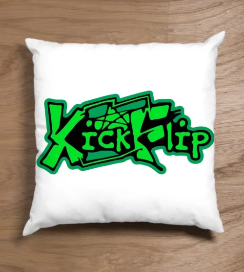 KickFlip Green Logo Pillow Case