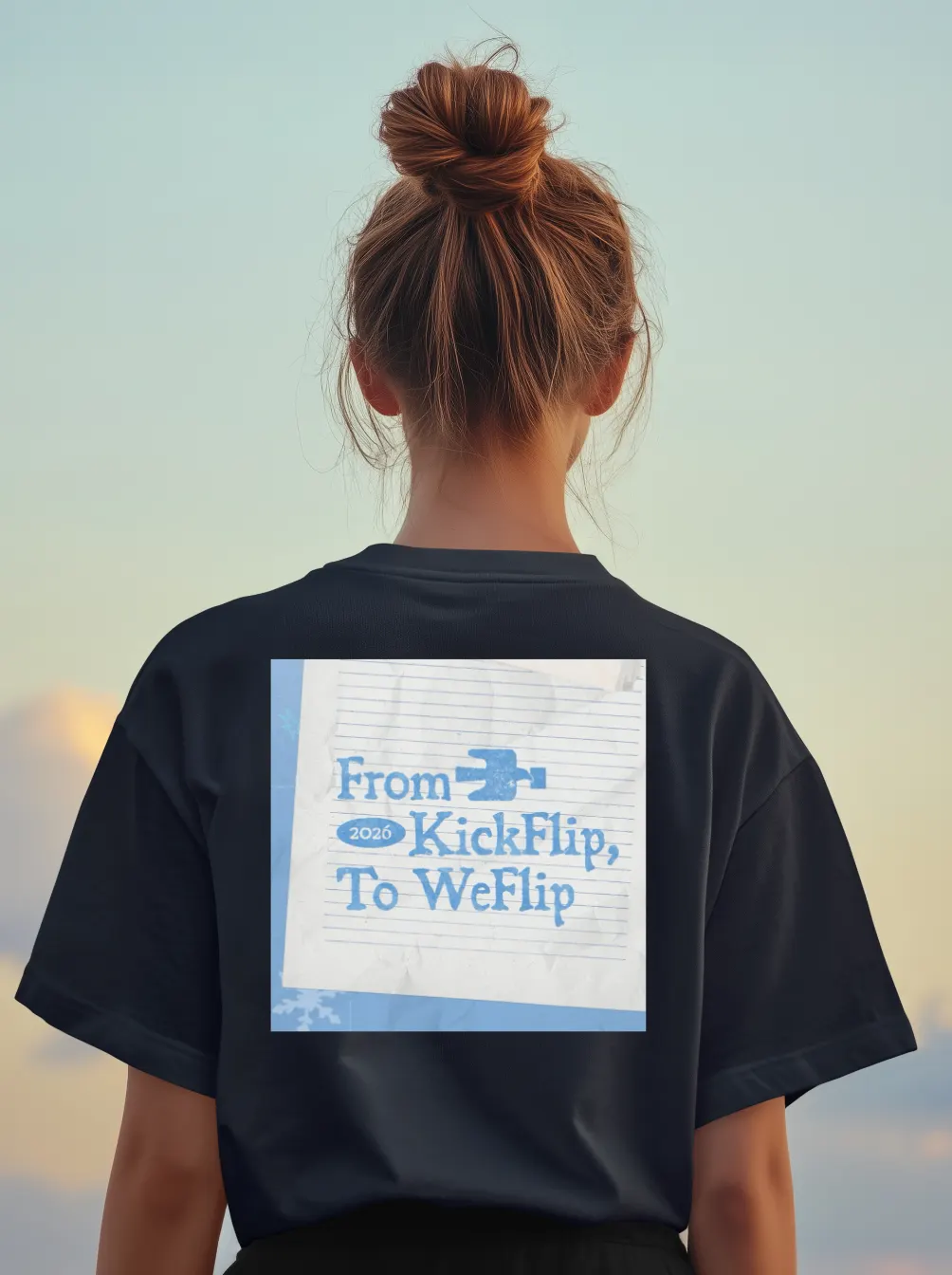 KickFlip To WeFlip T-Shirt - Image 6