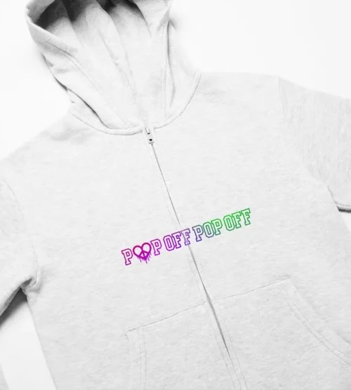 Kiiikiii Pop Off Pop Off Zip Hoodie