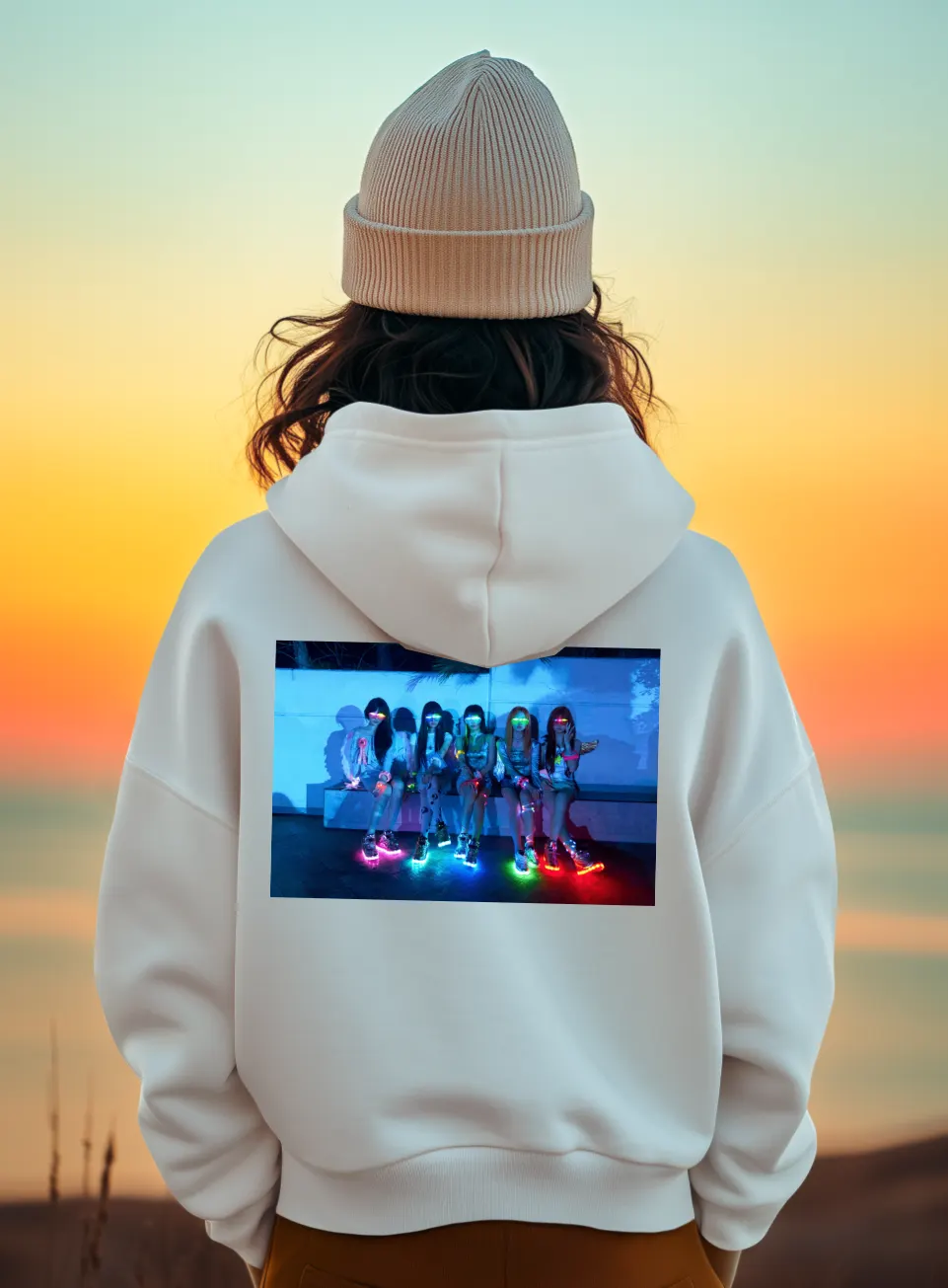 Kiiikiii Swirl Logo Hoodie - Image 4