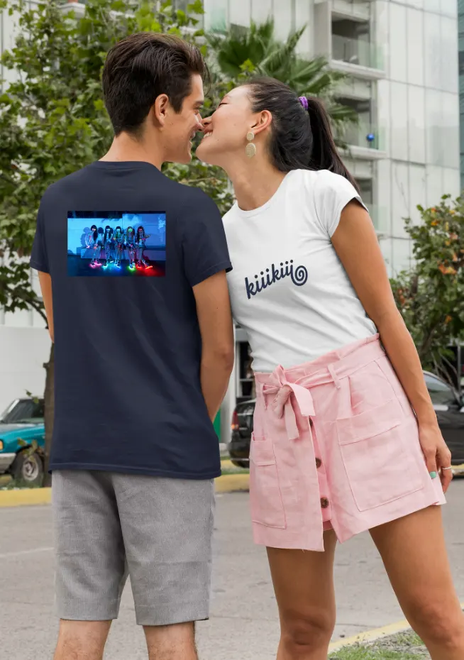 Kiiikiii Swirl Logo T-Shirt - Image 7