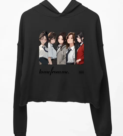 Kiiikiii To Me From Me Cropped Hoodie