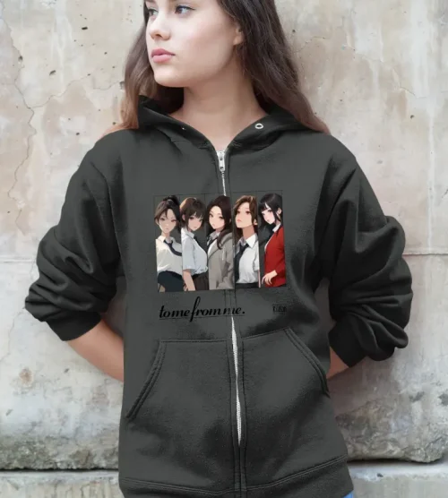 Kiiikiii To Me From Me Zip Hoodie